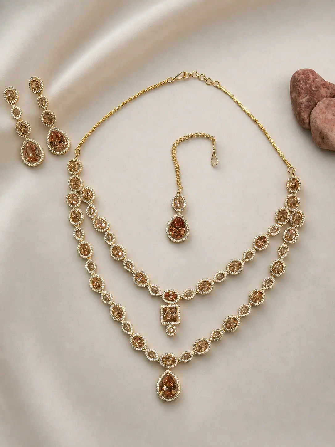 royal bridal jewelry set